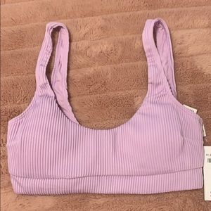 Hollister Ribbed Scoop Bikini Top